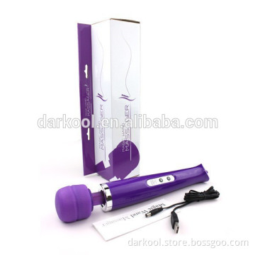 W001R/10 Speeds USB rechargeable Magic Wand Massager Big Vibrator body massager sex products